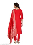 Ethnic Motif Printed A-line Kurta Set for Women 