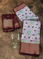 Cotton Printed Saree for Women 