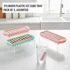 Cylinder Plastic Ice Cube Tray 