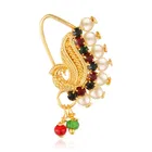 Designer Gold Plated Nosepin for Women 