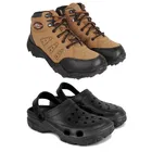 Combo of Casual Shoes with Clogs for Men 