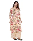Cotton Floral Print Kurti for Women 