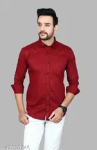 Cotton Blend Full Sleeves Shirt for Men 