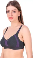 Cotton Blend Non Padded Bra for Women 