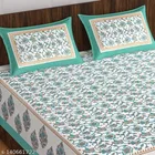 Cotton Queen Bedsheet with 2 Pillow Cover 