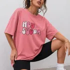 Oversized Cotton Blend T-shirts for Women 