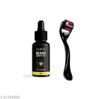 XEBOK Beard Growth Oil (30 ml) with Activator Derma Roller (Pack of 2)