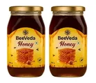 BeeVeda Honey (Glass Jar) 2X500g (Pack of 2)