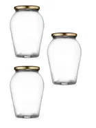 Glass Airtight Kitchen Storage Jars with Lid 