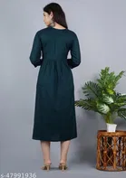 Rayon Embroidred Anarkali Kurti for Women 