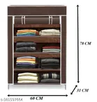 Metal 4 Layer Collapsible Multipurpose Rack 