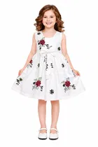 Printed Party Wear Dress for Girls 