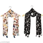 Stylish Ladies Scarves for Women, Pack of 2