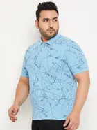 Printed Polo T-shirt for Men 