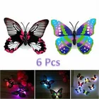 Plastic LED 3D Butterfly Wall Stickers 