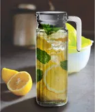 Afast Premium 1000 ml Glass jug Pitcher with lid iced Tea Pitcher Water jug hot Cold Water ice Tea, Milk & Juice Beverage Carafes 1 LTR -Pack of 1