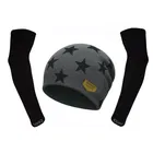 Woolen Printed Cap with Arm Sleeves for Men 