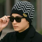 Woolen Printed Cap for Men 