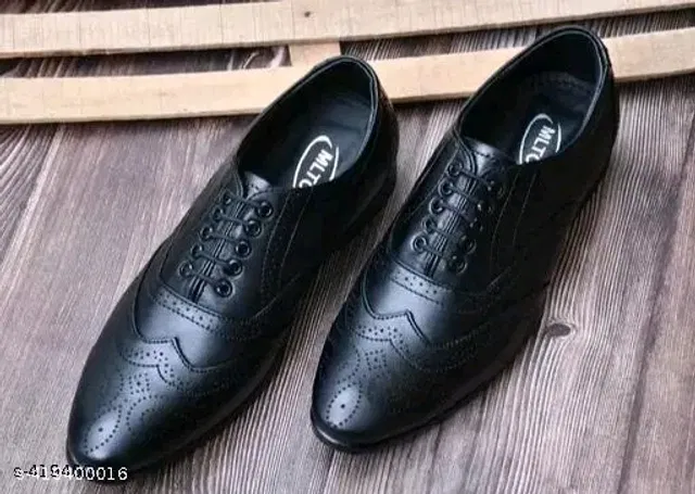 Formal Shoes for Men (Black, 10)