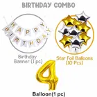 4th Happy Birthday Balloon Decoration Kit, White, Set of 1