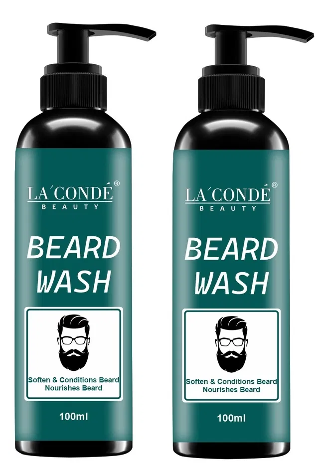La'Conde Intense Clean Beard Wash (100 ml, Pack of 2)