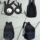 Nylon Backpack for Men & Women, Black
