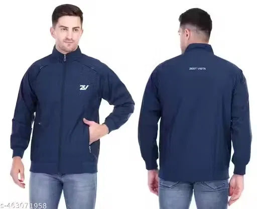 Windcheater for Men (Blue, L)