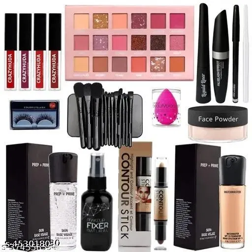 Face Makeup Combo, Multicolor, Set of 1