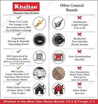 Khaitan 1 Burner Classic Stainless Steel Manual Gas Stove  