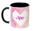 Bride Loading Printed Heart Handle Mug Microwave Safe Ceramic Tea Coffee 
