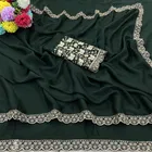 Chiffon Woven Design Saree for Women 