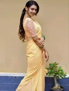 Saree with Unstitched Blouse for Women 