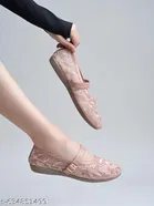 Printed Synthetic Ballerinas for Women 