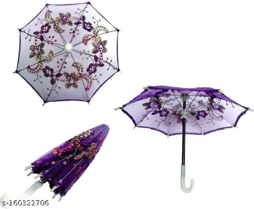Laddu Gopal Umbrella, Blue, Pack of 1