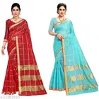 Kota Doria Cotton Saree for Women 