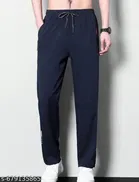 Cotton Pants for Boys, Navy Blue 