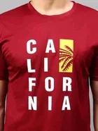 Cotton Round Neck Printed T-Shirt for Men 