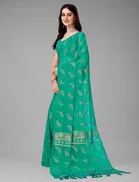 Georgette Foil Printed Saree for Women 