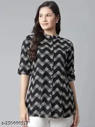 Cottonthree Quarter Sleeves Top for Women 