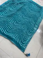 Georgette Printed Saree for Women, Sky Blue 