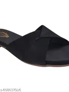 Shoetopia Black Solid Espadrille 