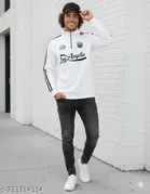 Poly Blend T-shirt for Men, White 