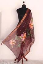 Art Silk Printed Dupatta for Women & Girls, Multicolour 