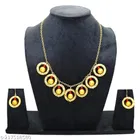 Alloy Necklace with Earrings for Women 