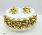 Elegant Alloy & Pearl Jewellery Sets