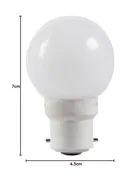 Led Bulb 0.5 W Cool White + Music Bulb 