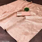 Cotton Linen Zari Woven Saree for Women 