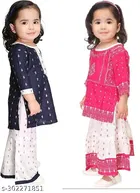 Rayon Kurta Set for Girls 