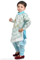 Cotton Blend Sherwani for Boys 