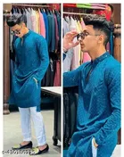 Embellished Regular Kurta for Men 